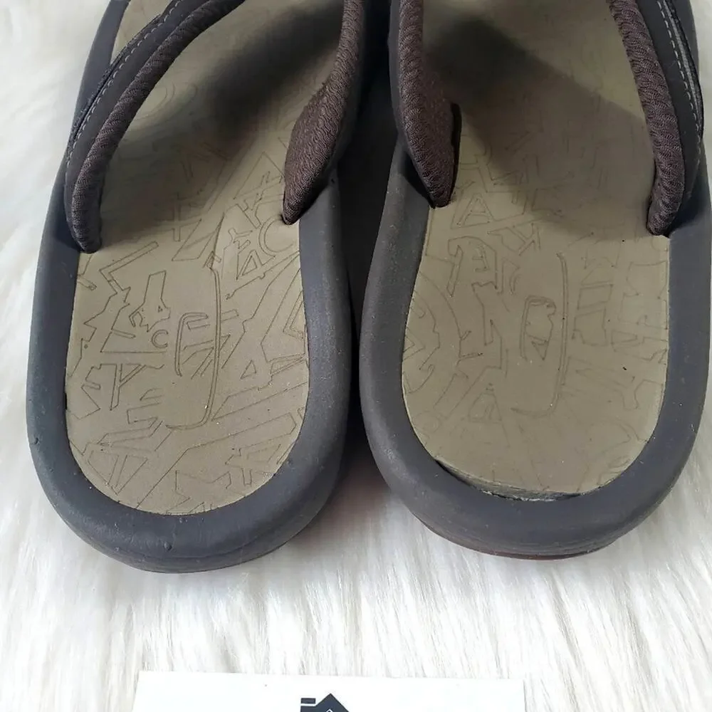 Oakley SuperCoil 4 Flip Flop Slide Sandals - 8 - Picture 7 of 8